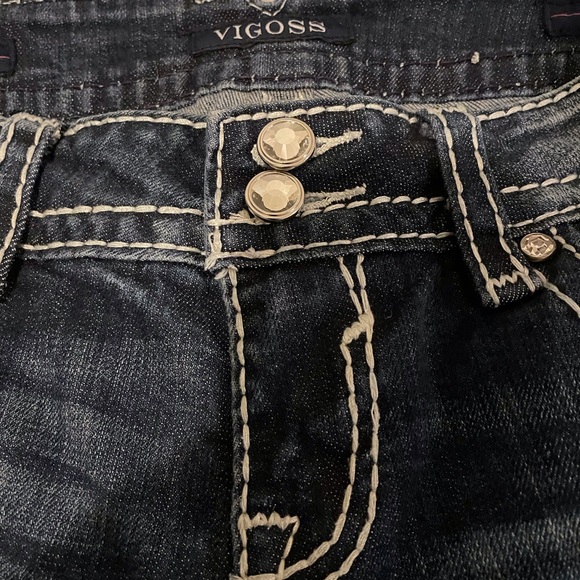 Vigoss Embellished Dallas Capri Size 7/8 - Picture 5 of 8